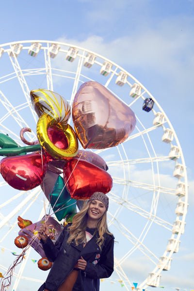 Helium Ballon Hart Rose Goud Leeg 61cm van Partydeco koop je bij Partywinkel