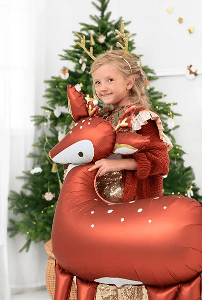 Helium Ballon Hert Leeg 1,05m van Partydeco koop je bij Partywinkel