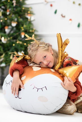 Helium Ballon Hert Leeg 73cm van Partydeco koop je bij Partywinkel