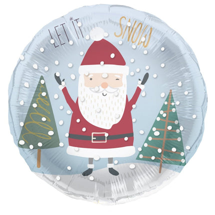 Helium Ballon Kerstman Leeg van Folat koop je bij Partywinkel