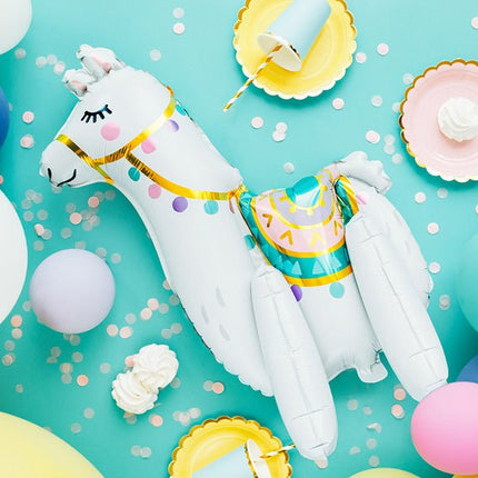 Helium Ballon Lama Leeg 61cm van Partydeco koop je bij Partywinkel