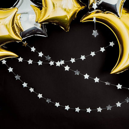 Helium Ballon Maan Leeg 60cm van Partydeco koop je bij Partywinkel
