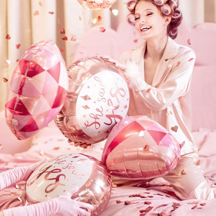 Helium Ballon Ring Leeg 72cm van Partydeco koop je bij Partywinkel