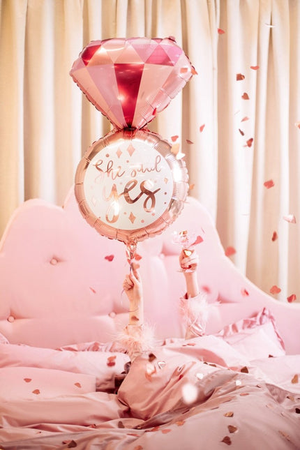 Helium Ballon Ring Leeg 72cm van Partydeco koop je bij Partywinkel