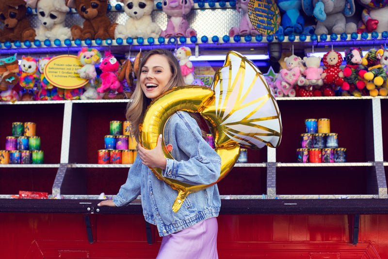 Helium Ballon Ring Leeg 95cm van Partydeco koop je bij Partywinkel