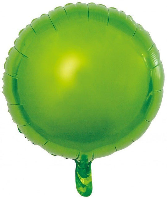 Helium Ballon Rond Groen Leeg 45cm van WeFiesta koop je bij Partywinkel