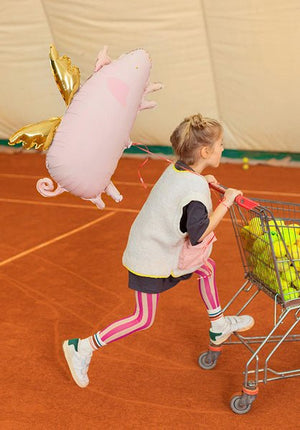 Helium Ballon Varken Leeg 72cm van Partydeco koop je bij Partywinkel