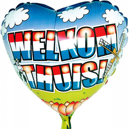 Helium Ballon Welkom Thuis 74cm leeg - Partywinkel - 8714572607773