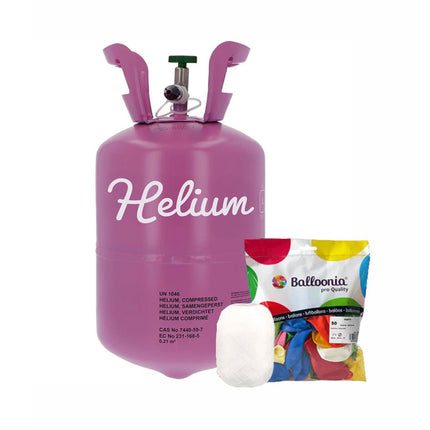 Helium Tank met 30 Ballonnen en Lint van Partywinkel koop je bij Partywinkel