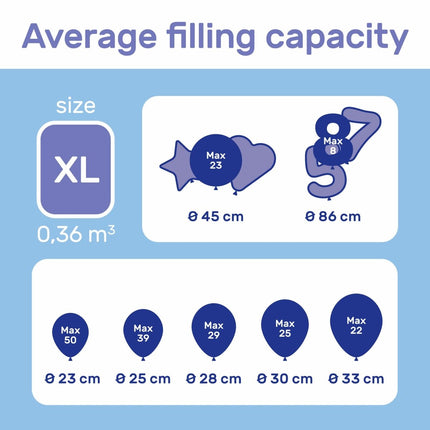 Helium Tank met 50 Ballonnen en Lint van Partywinkel koop je bij Partywinkel