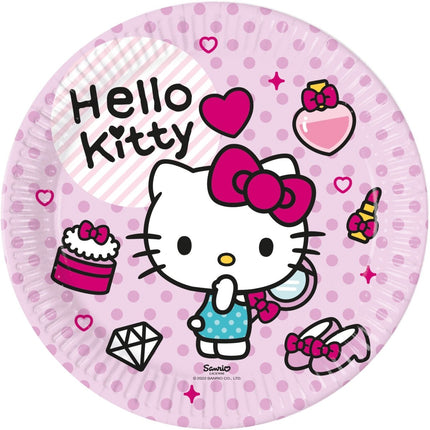 Hello Kitty Borden 23cm van Procos koop je bij Partywinkel