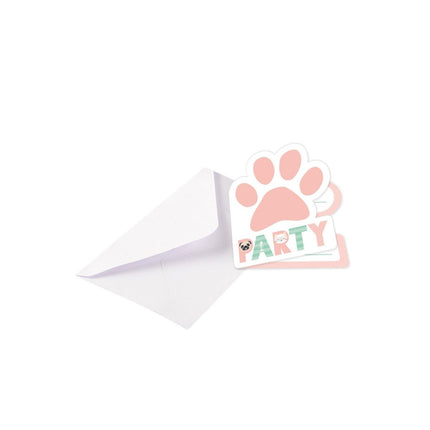 Hello Pets Uitnodigingen 14cm 8st van Riethmueller koop je bij Partywinkel