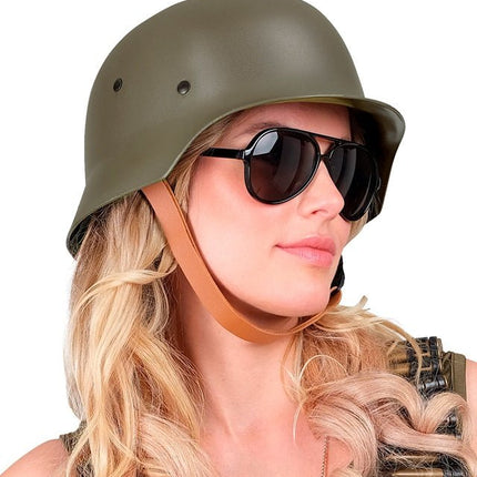 Helm Militair Groen van Widmann koop je bij Partywinkel