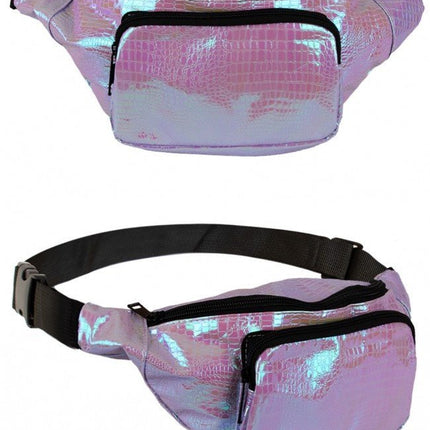 Heuptasje Slangeleer Print Holografisch van PartyXplosion koop je bij Partywinkel