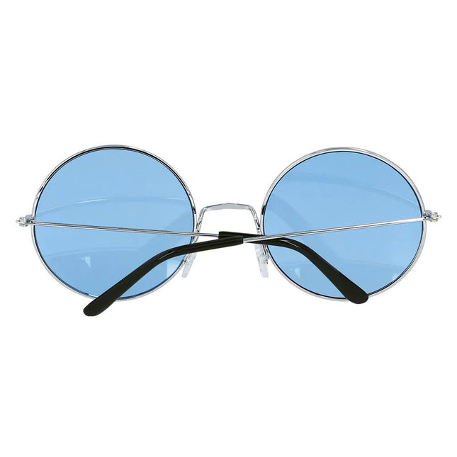 Hippie 60S Bril Blauw Xl - Partywinkel - 8712026445636