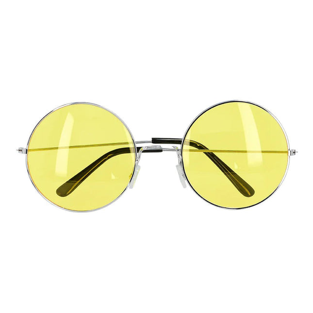 Hippie 60S Bril Geel Xl - Partywinkel - 8712026445667
