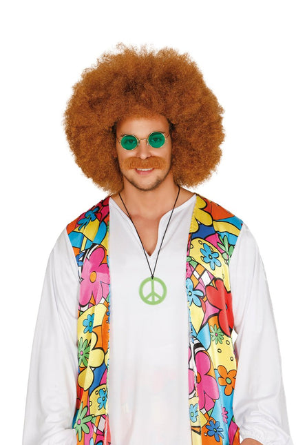 Hippie 60S Bril Groen 12,5cm - Partywinkel - 8434077270011