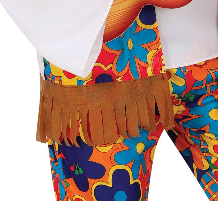 Hippie 60S Kostuum Heren Bloemen 3 delig van Fiestas Guirca koop je bij Partywinkel
