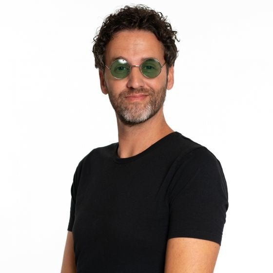 Hippie Bril Groen van Partychimp koop je bij Partywinkel