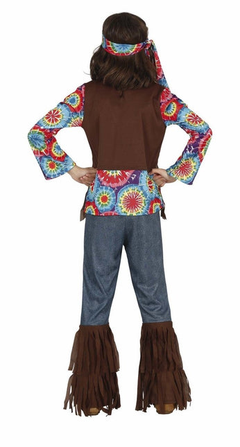 Hippie Kostuum Meisje Bloemen van Fiestas Guirca koop je bij Partywinkel