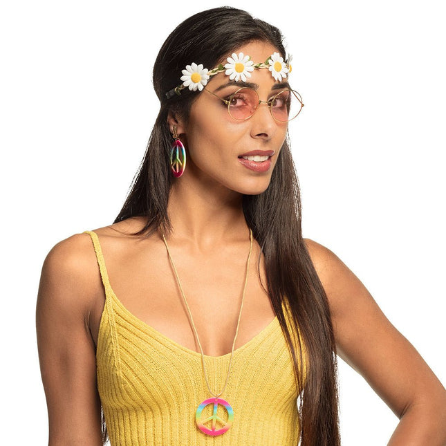 Hippie Kostuum Set 5 delig van Boland koop je bij Partywinkel
