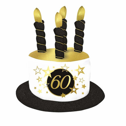 Hoed 60 Jaar Verjaardag van Fiestas Guirca koop je bij Partywinkel