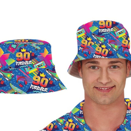 Hoed Blauw 90'S van Fiestas Guirca koop je bij Partywinkel