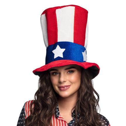 Hoge Hoed Amerikaanse Vlag van Boland koop je bij Partywinkel