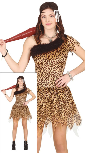 Holbewoner Kostuum Meisje 14/16 jaar van Fiestas Guirca koop je bij Partywinkel