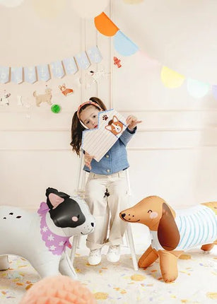 Hond Ballon 75cm van Partydeco koop je bij Partywinkel