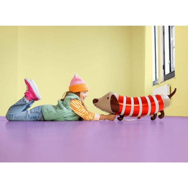 Hond Helium Ballon Leeg 88cm van Folat koop je bij Partywinkel