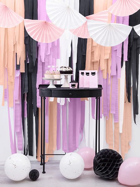 Honeycomb Bal Zwart 30cm van Partydeco koop je bij Partywinkel