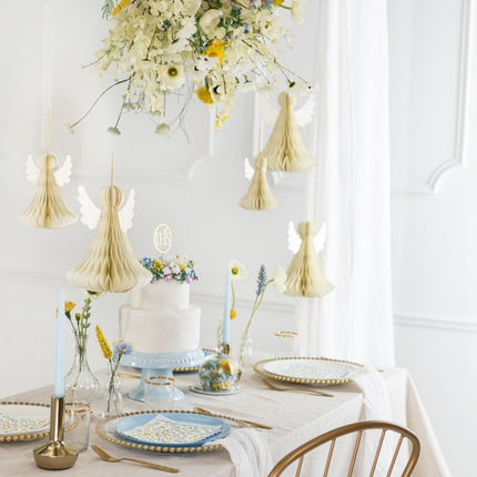 Honeycomb Engel 15cm van Partydeco koop je bij Partywinkel