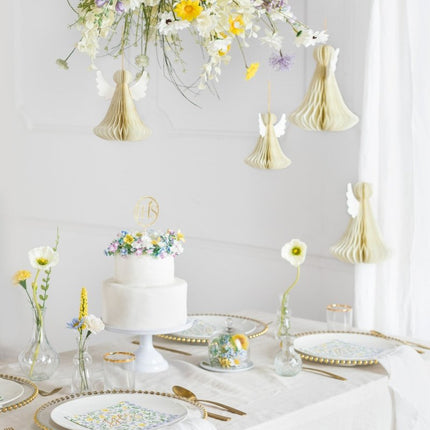 Honeycomb Engel 24cm van Partydeco koop je bij Partywinkel