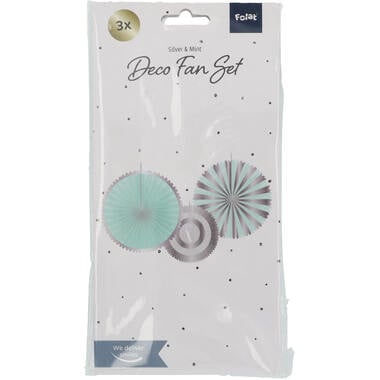 Honeycomb Mint Groen Zilver van Folat koop je bij Partywinkel