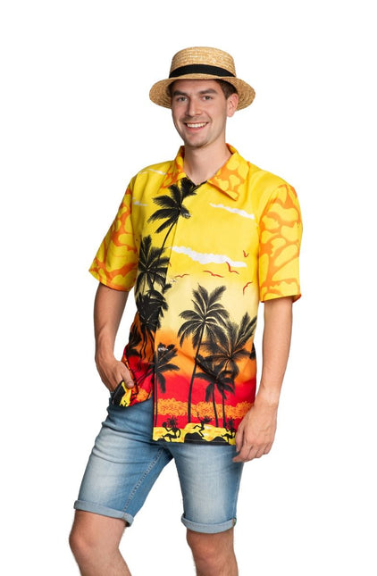 Camicia hawaiana Paradise Yellow
