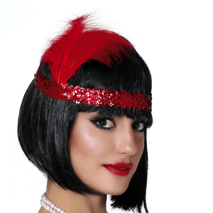 Hoofdband Charleston Rood van Fiestas Guirca koop je bij Partywinkel
