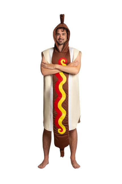 Hotdog - One Size van Partychimp koop je bij Partywinkel