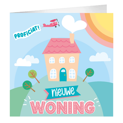Housewarming Wenskaart 23cm - Partywinkel - 8716764245077