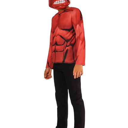 Camicia e maschere reversibili di Hulk Bambino