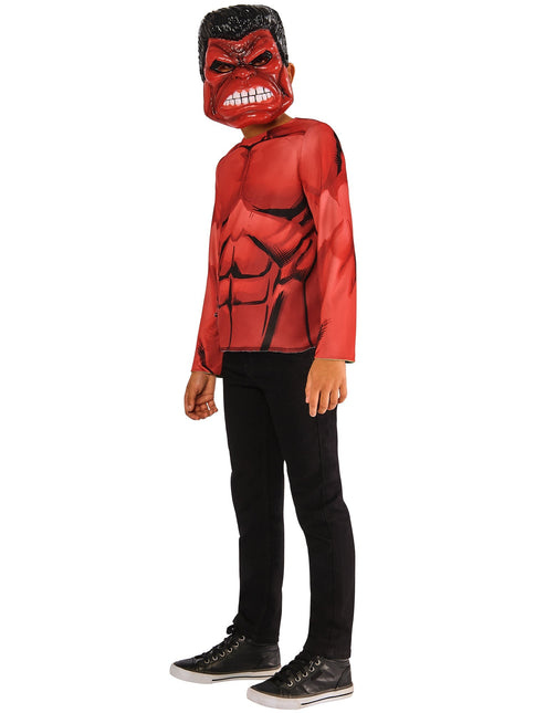 Camicia e maschere reversibili di Hulk Bambino