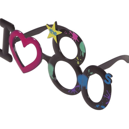 I Love The Jaren 80 Bril van Fiestas Guirca koop je bij Partywinkel