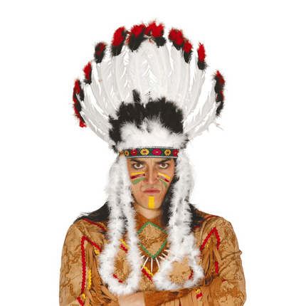 Indiaanse Verenhoed van Fiestas Guirca koop je bij Partywinkel