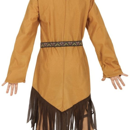 Indiaas Meisje Kostuum Bruin van Fiestas Guirca koop je bij Partywinkel