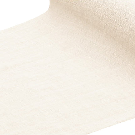 Tovaglia di cotone avorio da 2,4 m