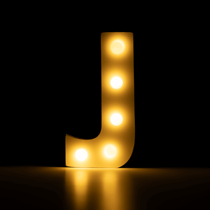 J Licht Letter 16,5cm van Paper Dreams koop je bij Partywinkel