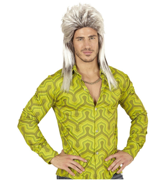 Jaren 80 Pruik Aso Lang Blond van Widmann koop je bij Partywinkel