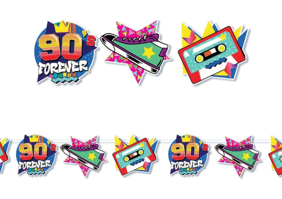 Jaren 90 Slinger 3m van Fiestas Guirca koop je bij Partywinkel