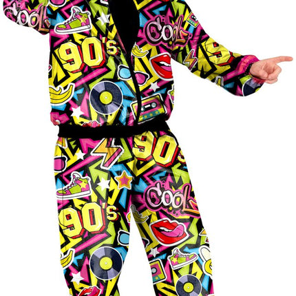 Jaren 90 Trainingspak Fout Heren - Partywinkel - 8434077809969