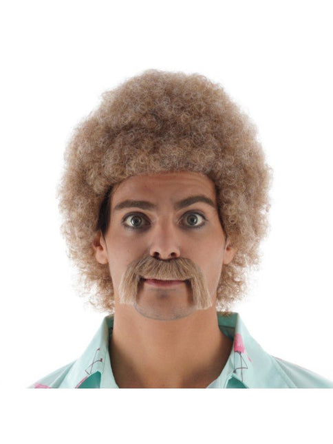 Jeff Pruik Met Snor Blond van CHAKS koop je bij Partywinkel